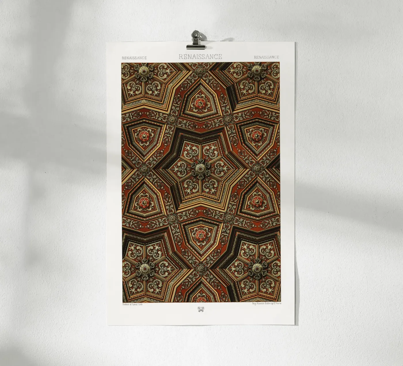 Renaissance pattern poster de vintageshop