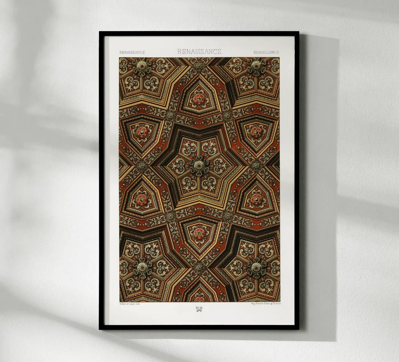 Renaissance pattern poster de vintageshop