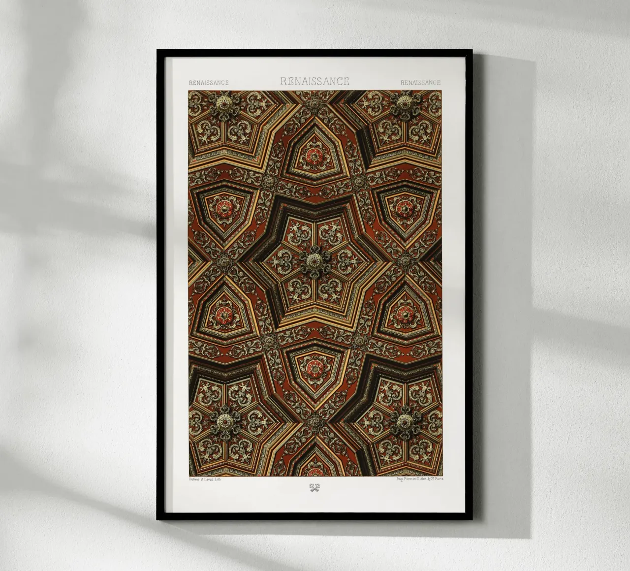 Renaissance pattern poster da vintageshop