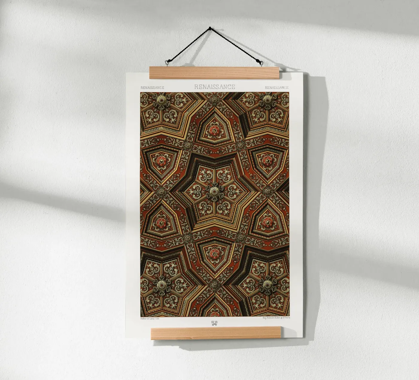 Renaissance pattern poster de vintageshop
