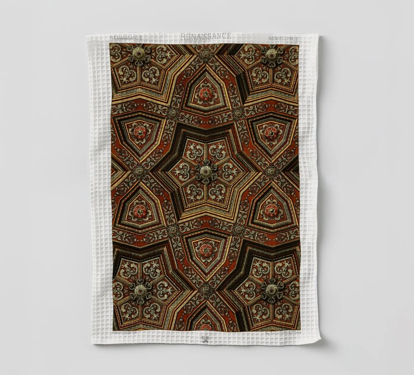 Renaissance pattern theedoek van vintageshop