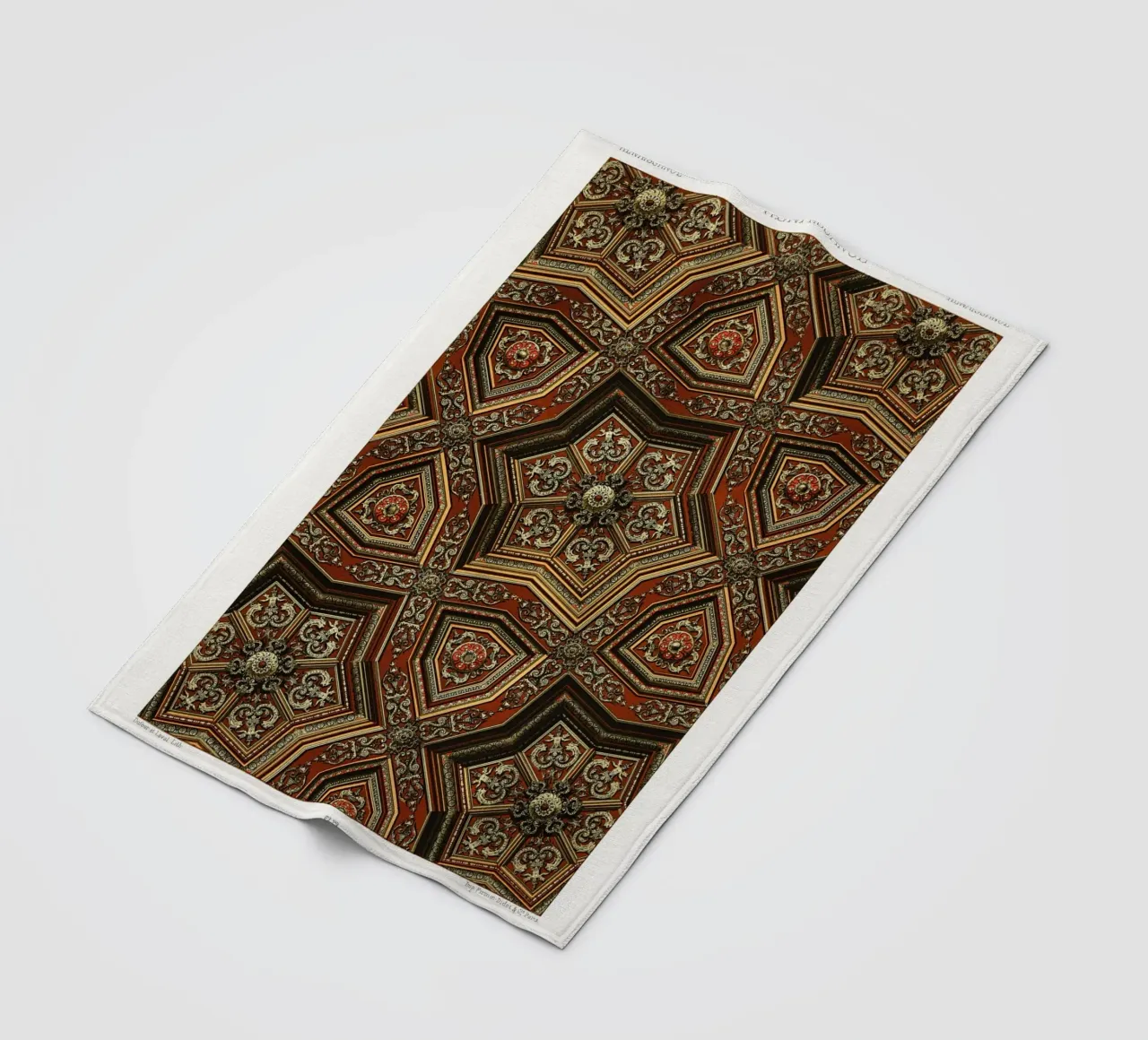 Renaissance pattern fleecedeken van vintageshop