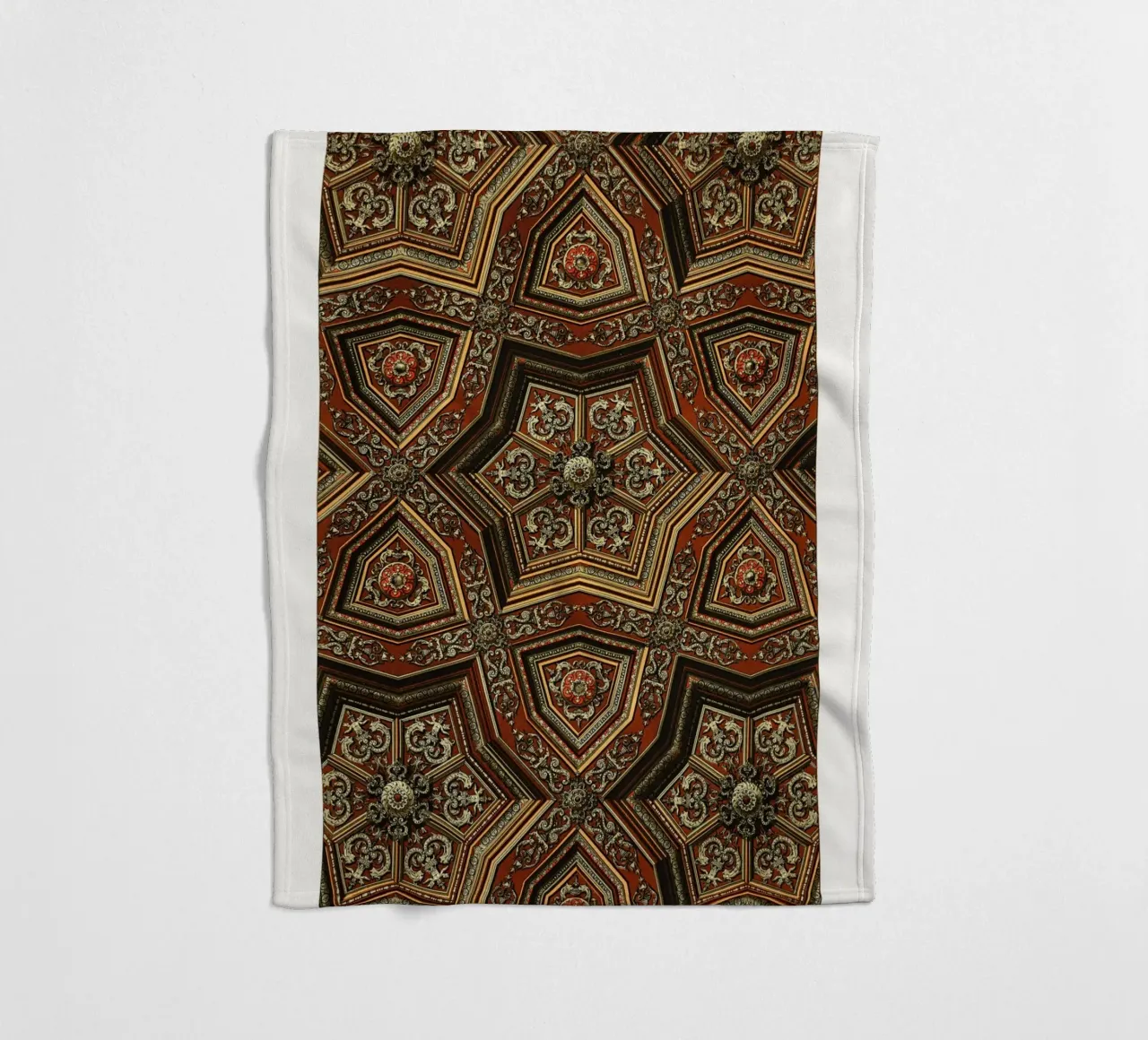 Renaissance pattern fleecedeken van vintageshop