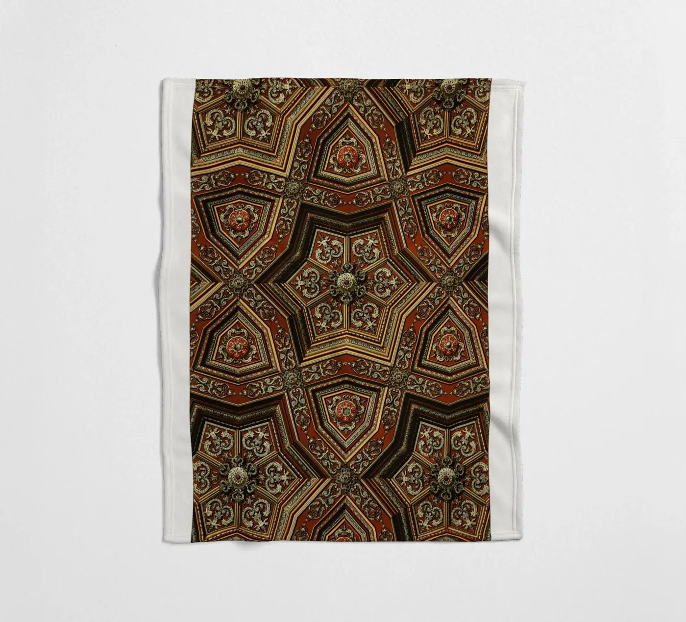 Renaissance pattern Fleecedecke von vintageshop