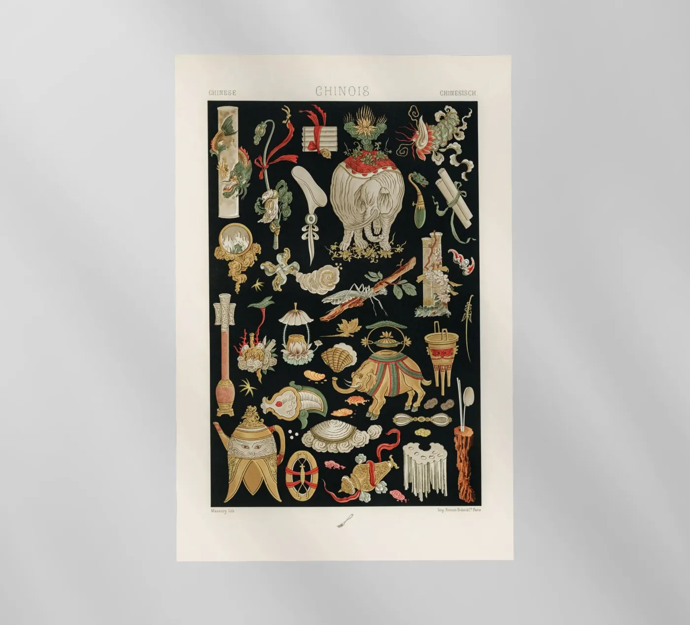Chinese pattern elements Backlit Folie von vintageshop