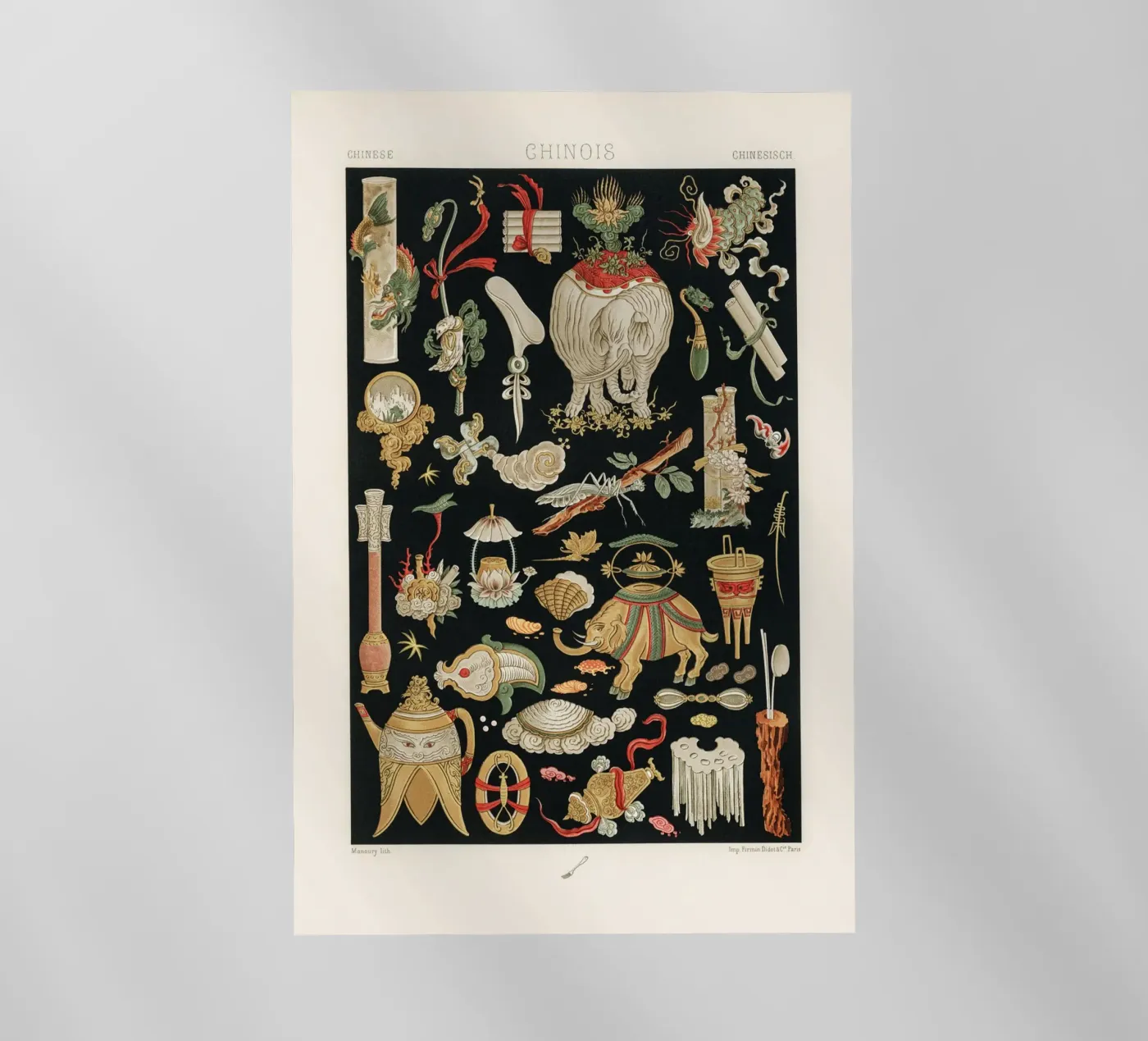 Chinese pattern elements Backlit Folie von vintageshop