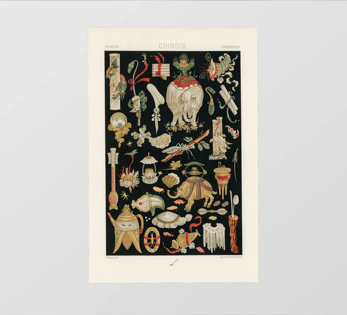 Chinese pattern elements Backlit Folie von vintageshop