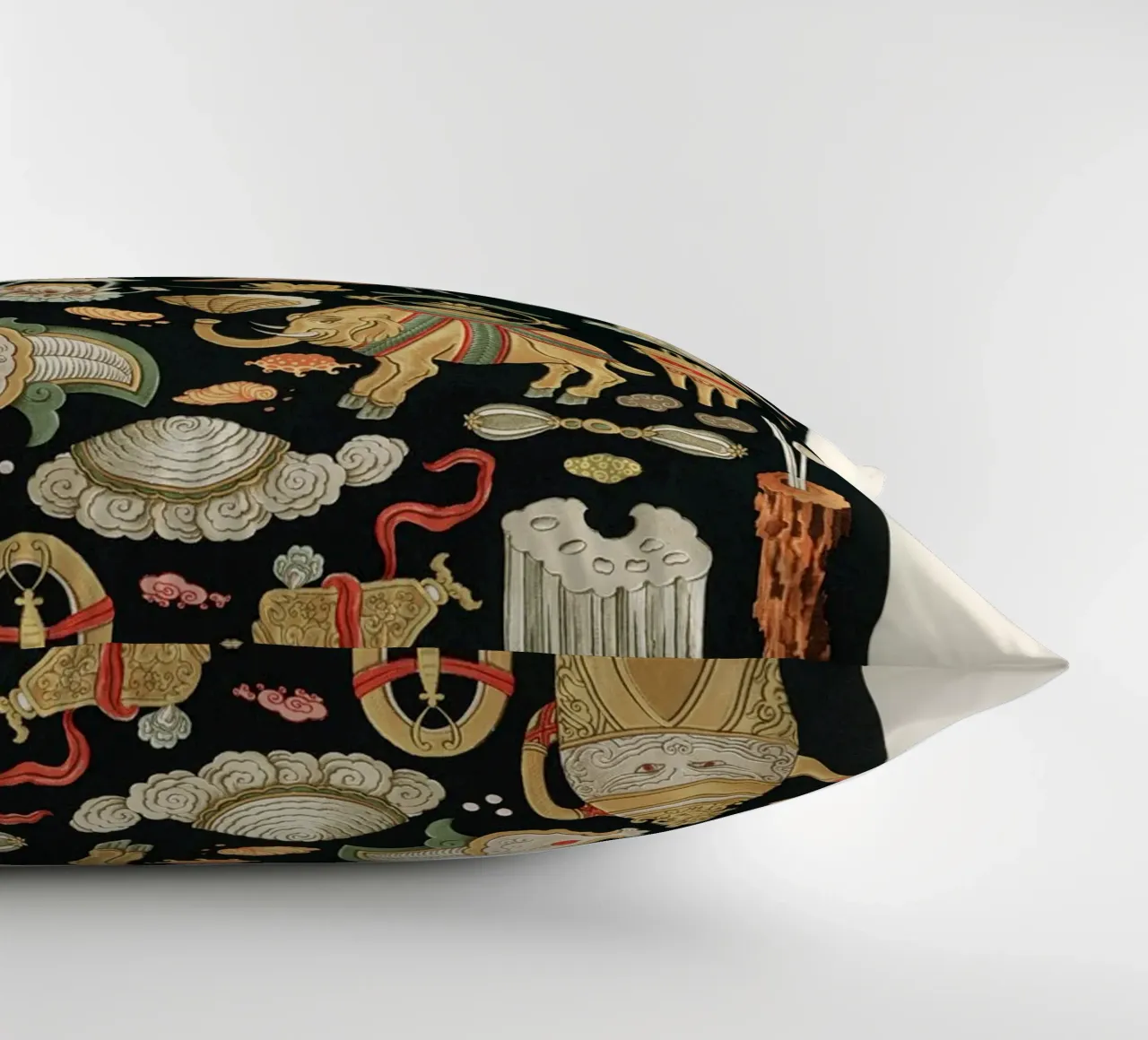 Chinese pattern elements cuscino da vintageshop