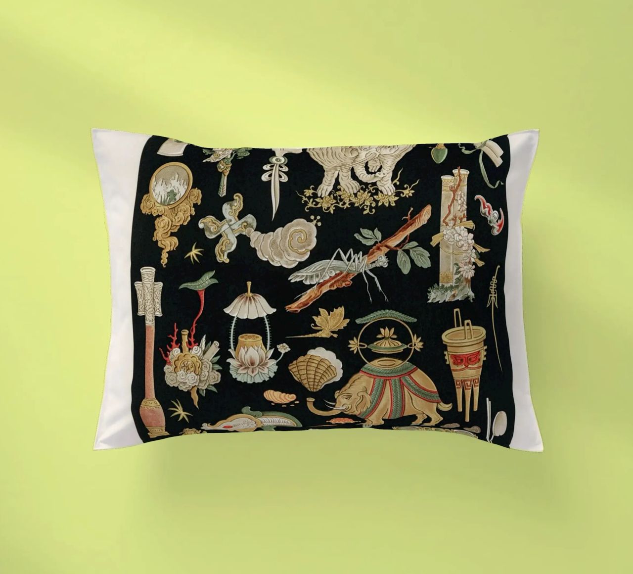 Chinese pattern elements cuscino da vintageshop