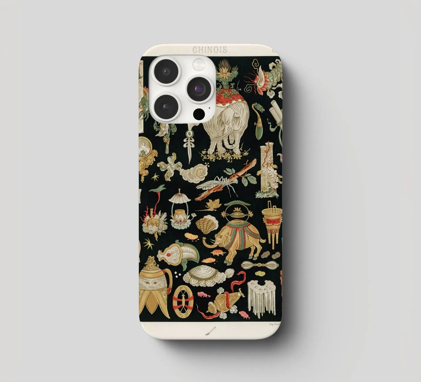 Chinese pattern elements iphone case by vintageshop