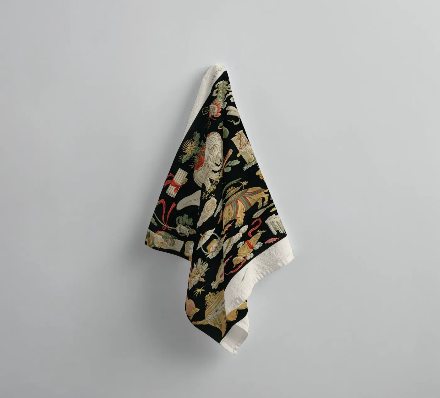 Chinese pattern elements Handtuch von vintageshop