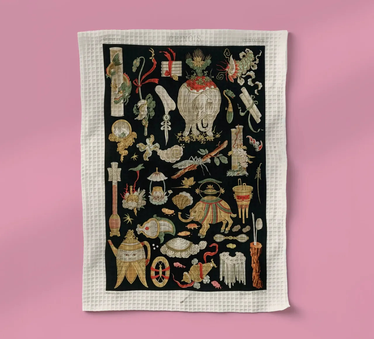 Chinese pattern elements torchon de vintageshop