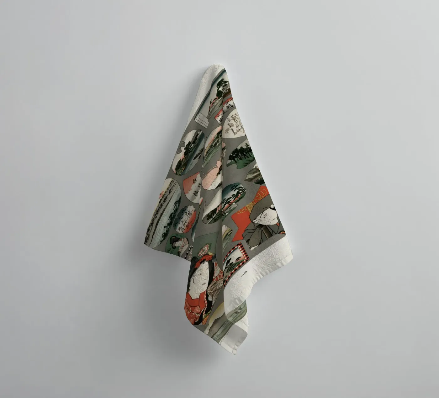 Japan pattern badhanddoek van vintageshop