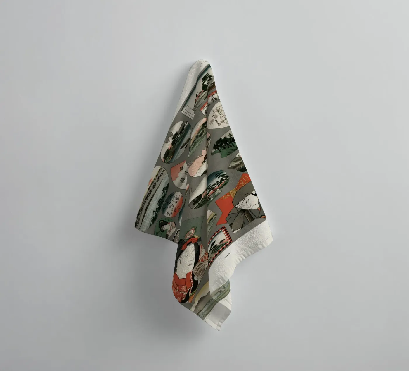 Japan pattern badhanddoek van vintageshop