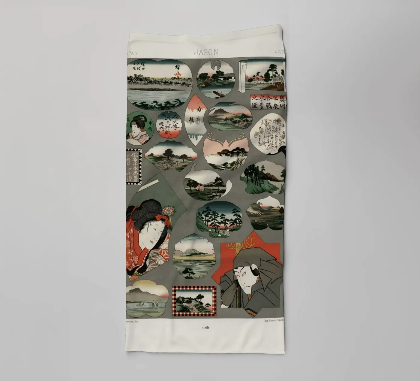 Japan pattern badhanddoek van vintageshop