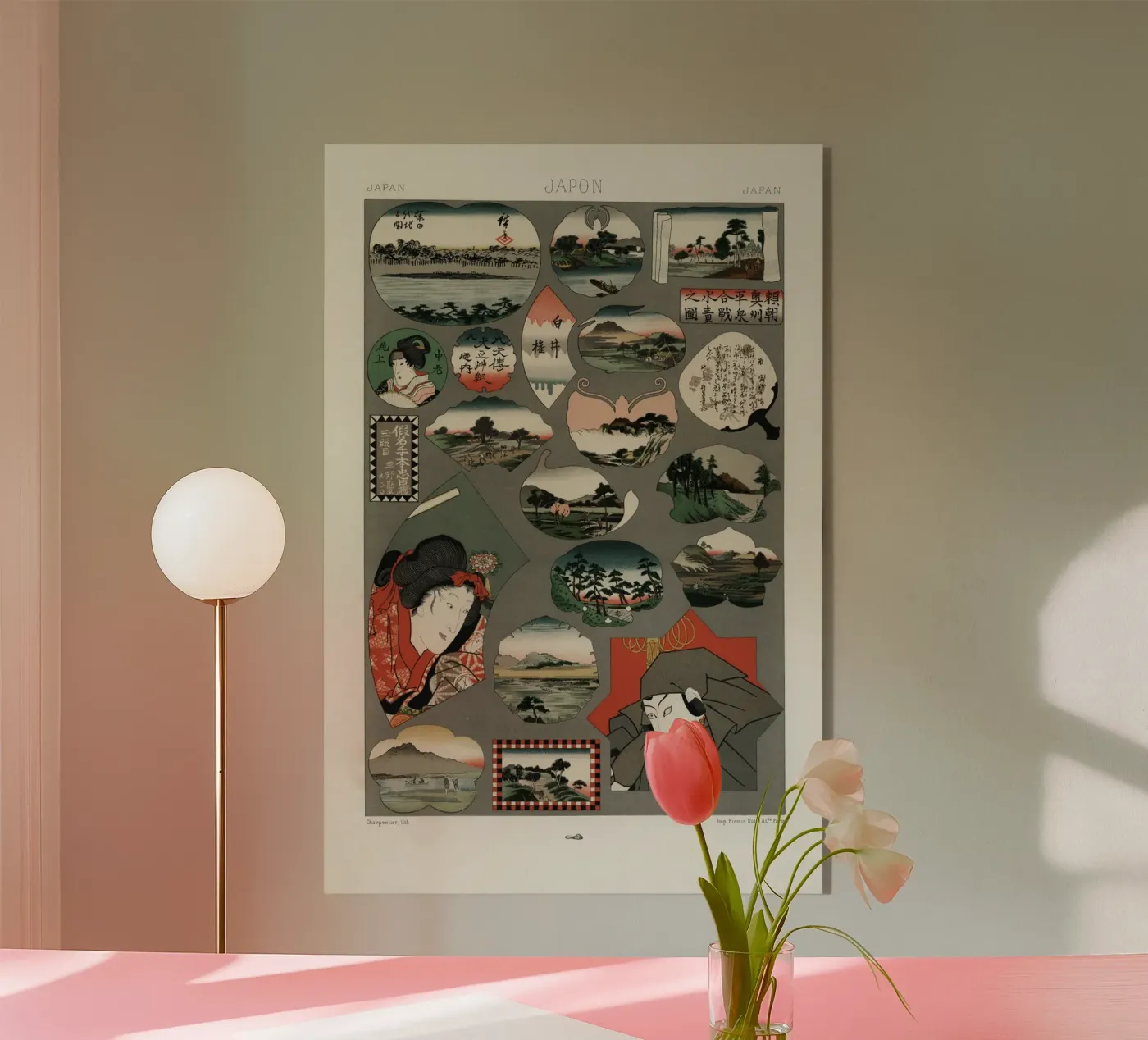 Japan pattern plexiglas de vintageshop