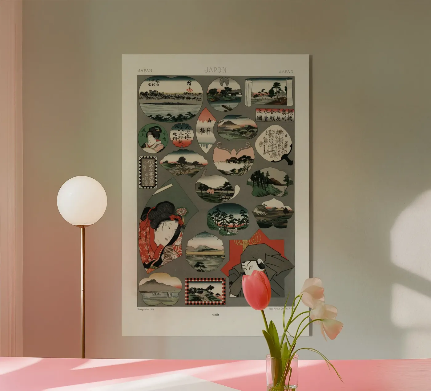 Japan pattern plexiglass da vintageshop