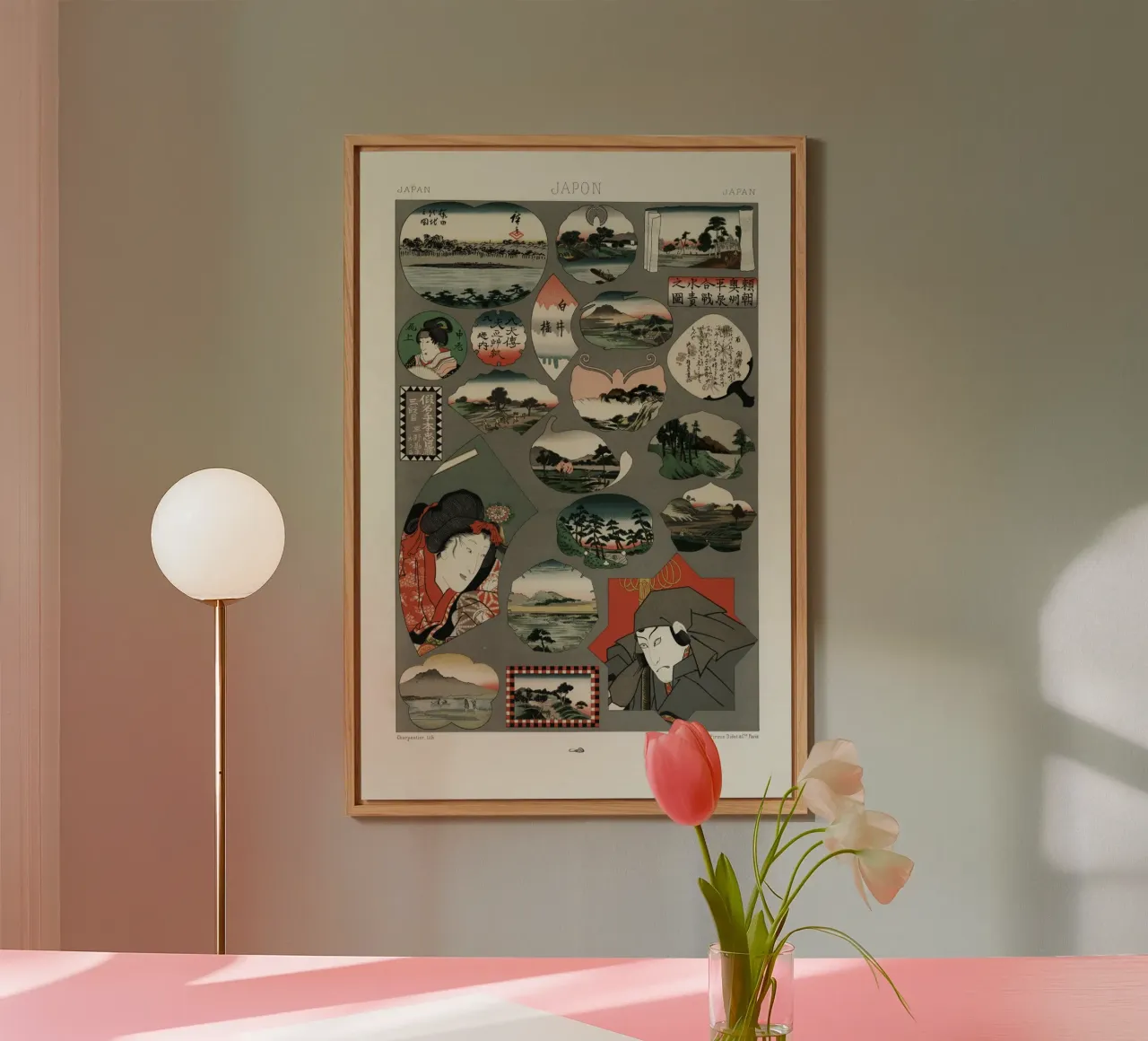 Japan pattern forex plate by vintageshop