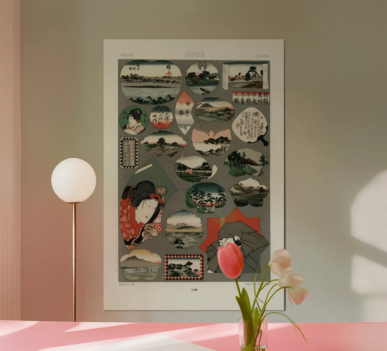 Japan pattern poster by vintageshop
