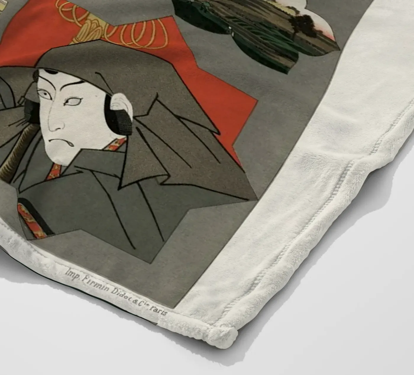 Japan pattern Fleecedecke von vintageshop