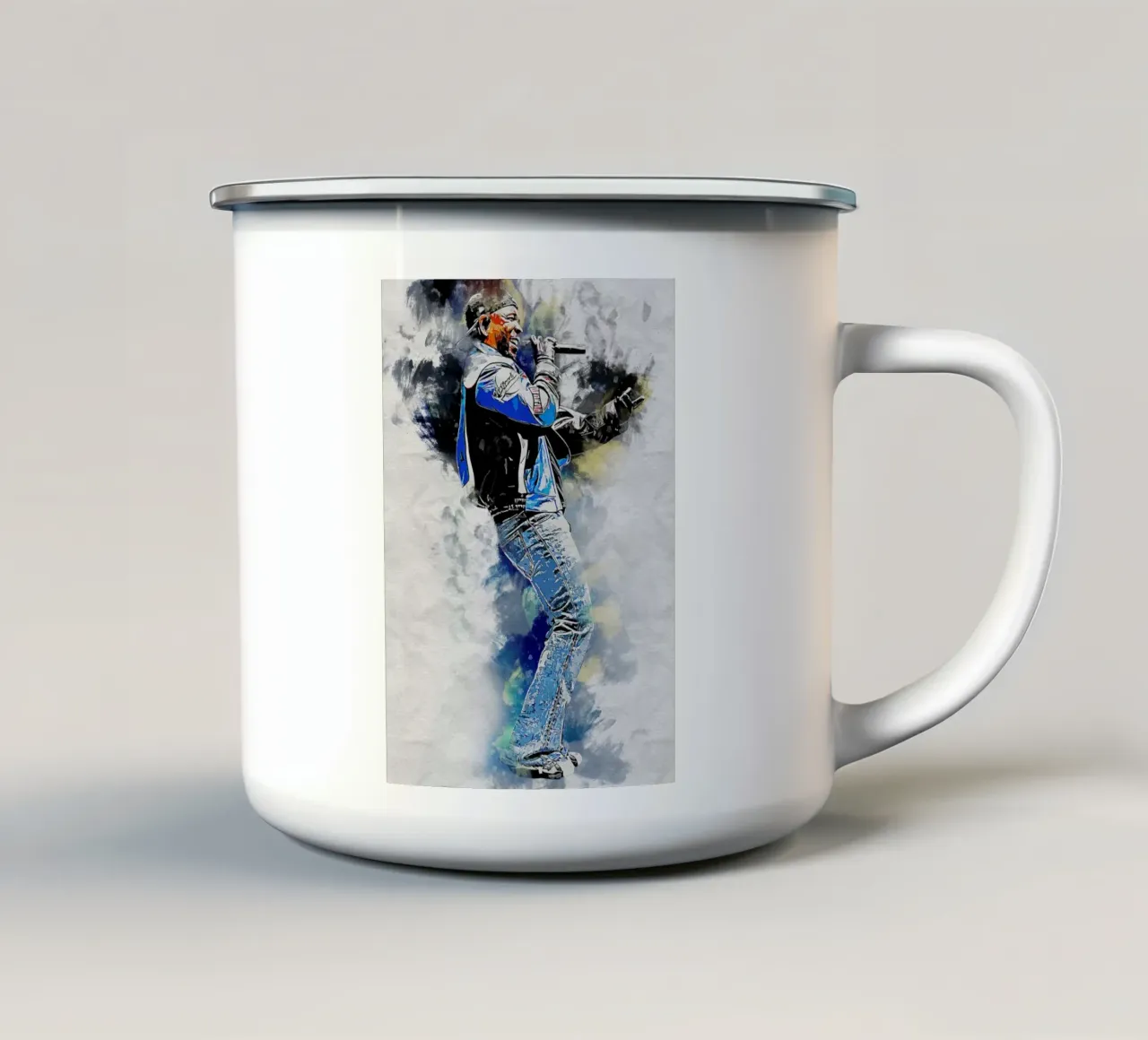 Sbaffo di Kendrick Lamar tazza in smalto da neonartroom