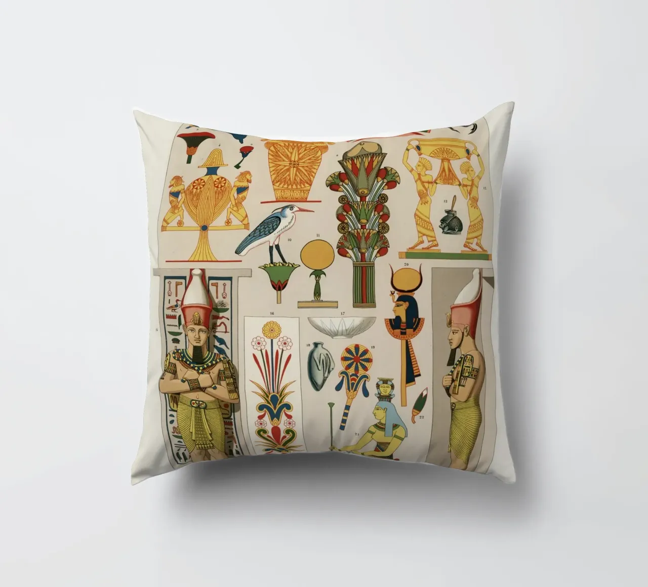 Egyptian pattern cuscino da vintageshop