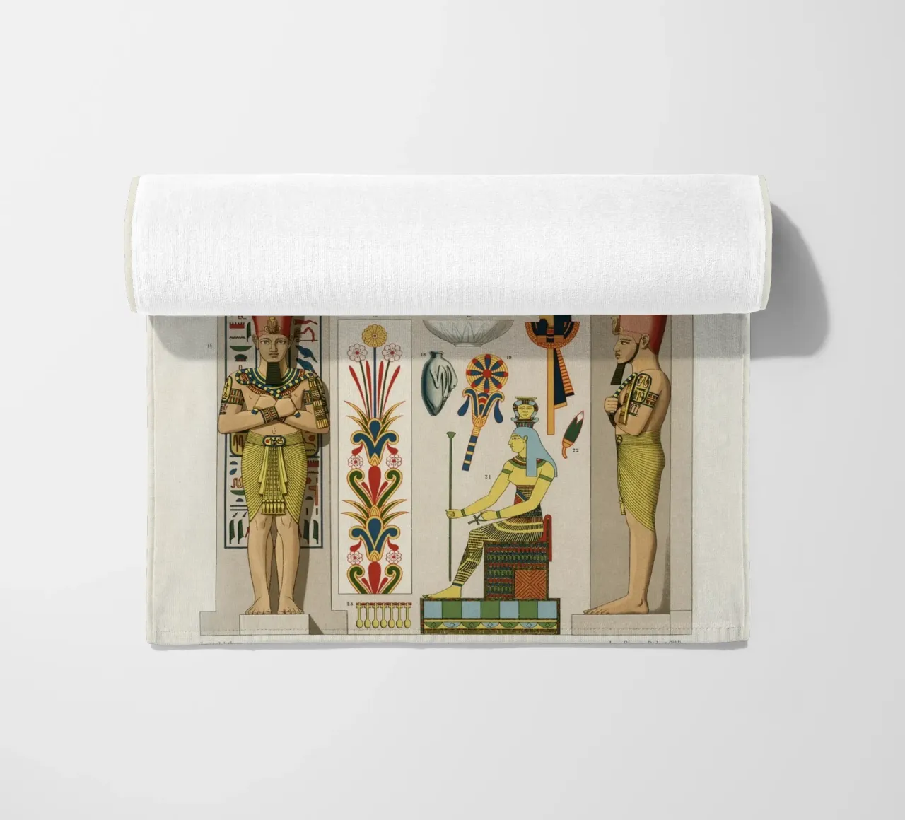 Egyptian pattern telo mare da vintageshop