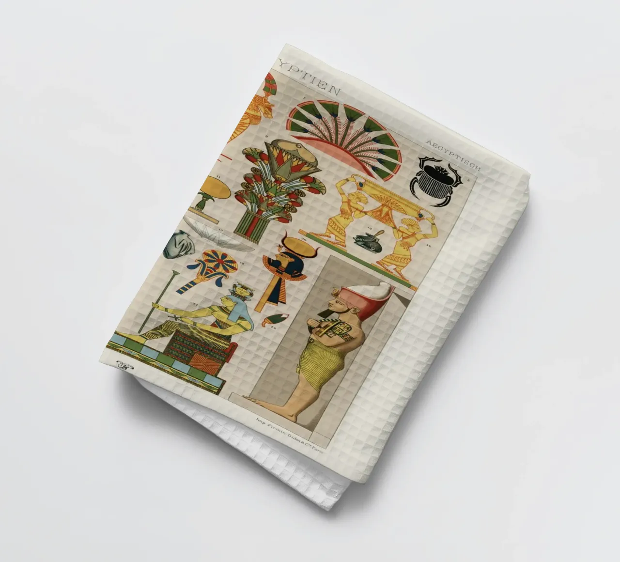 Egyptian pattern canovaccio da cucina da vintageshop