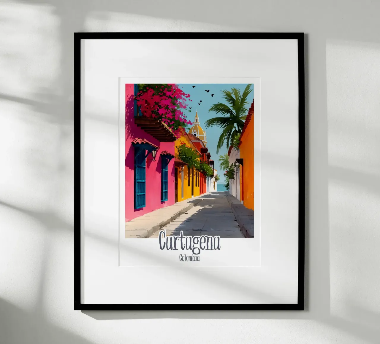 Affiche Cartagena, Colombie poster da Frame the World