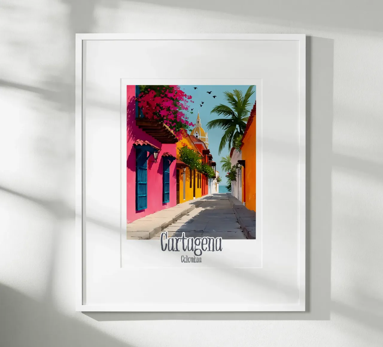 Affiche Cartagena, Colombie poster da Frame the World