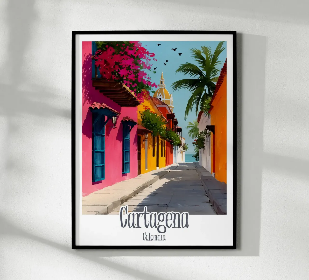 Affiche Cartagena, Colombie poster da Frame the World