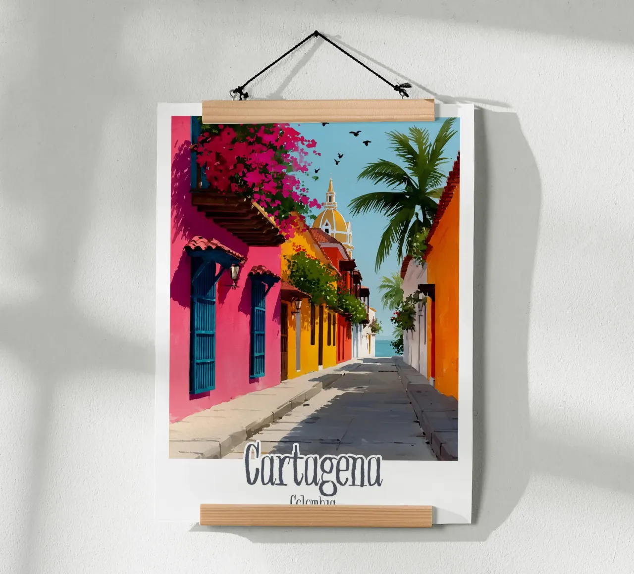 Affiche Cartagena, Colombie poster da Frame the World