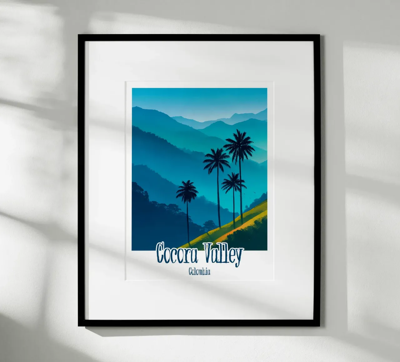 Affiche Cocora Valley, Colombie poster da Frame the World