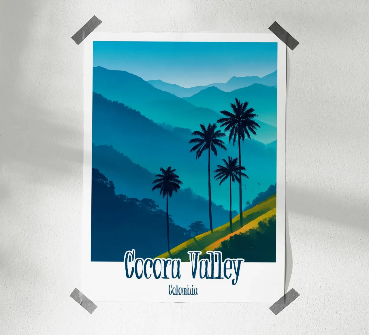 Affiche Cocora Valley, Colombie poster da Frame the World