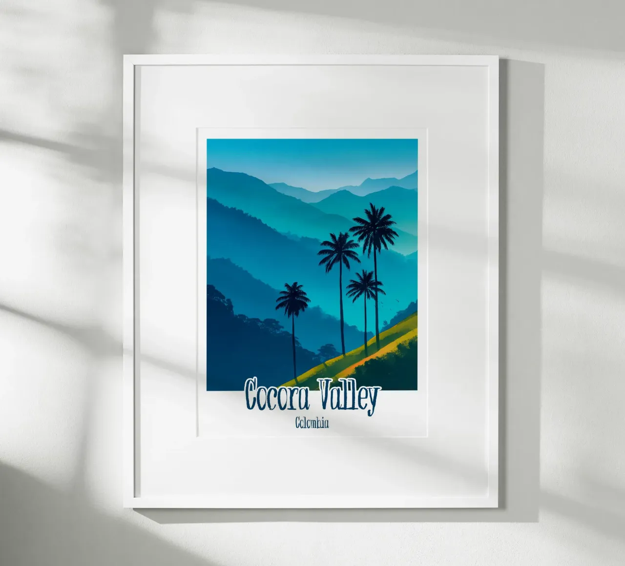Affiche Cocora Valley, Colombie poster da Frame the World