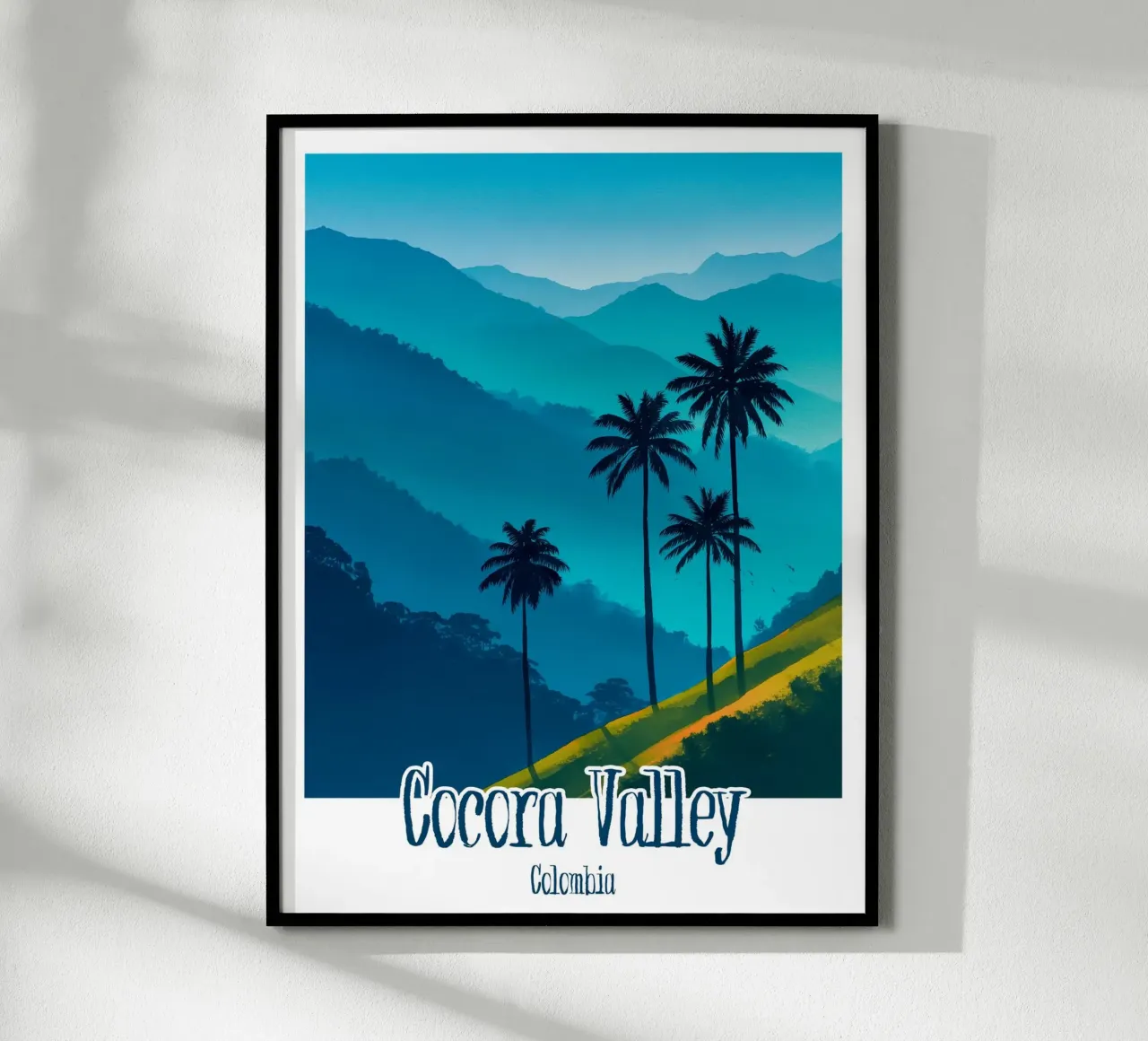 Affiche Cocora Valley, Colombie poster da Frame the World