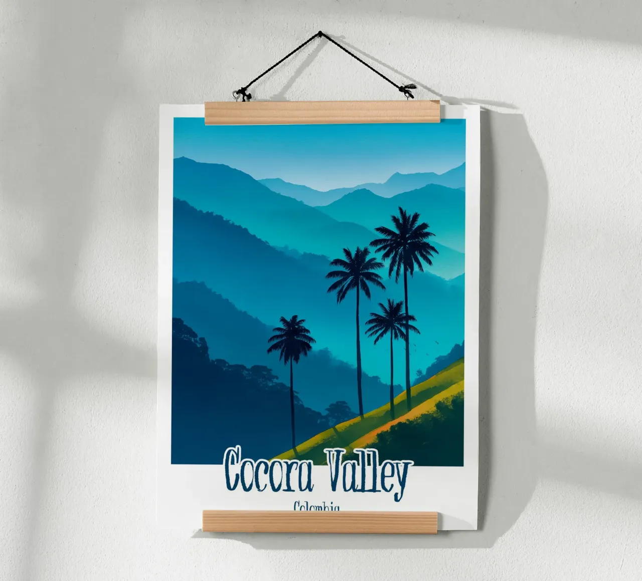 Affiche Cocora Valley, Colombie poster da Frame the World