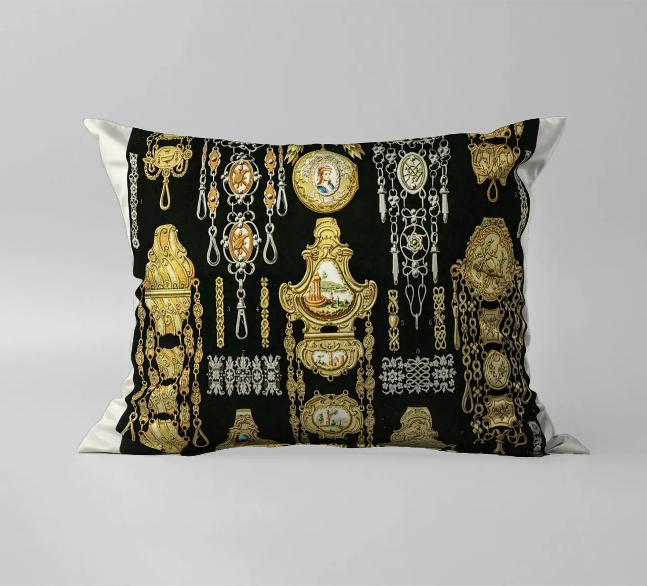 17th and 18th Century pattern. cuscino da vintageshop