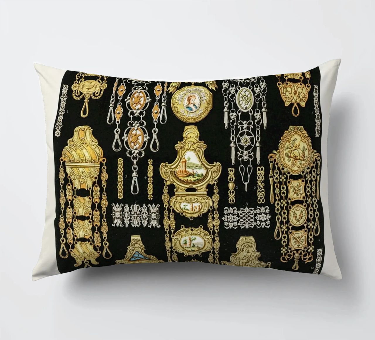 17th and 18th Century pattern. coussin de vintageshop