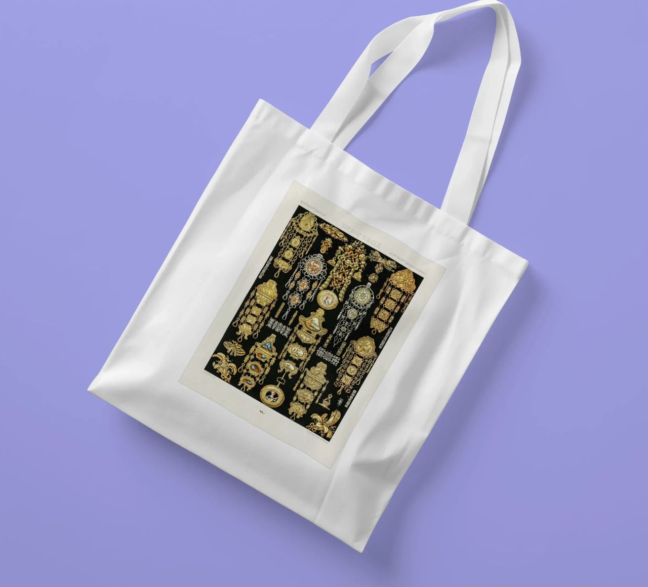 17th and 18th Century pattern. borsa in juta da vintageshop