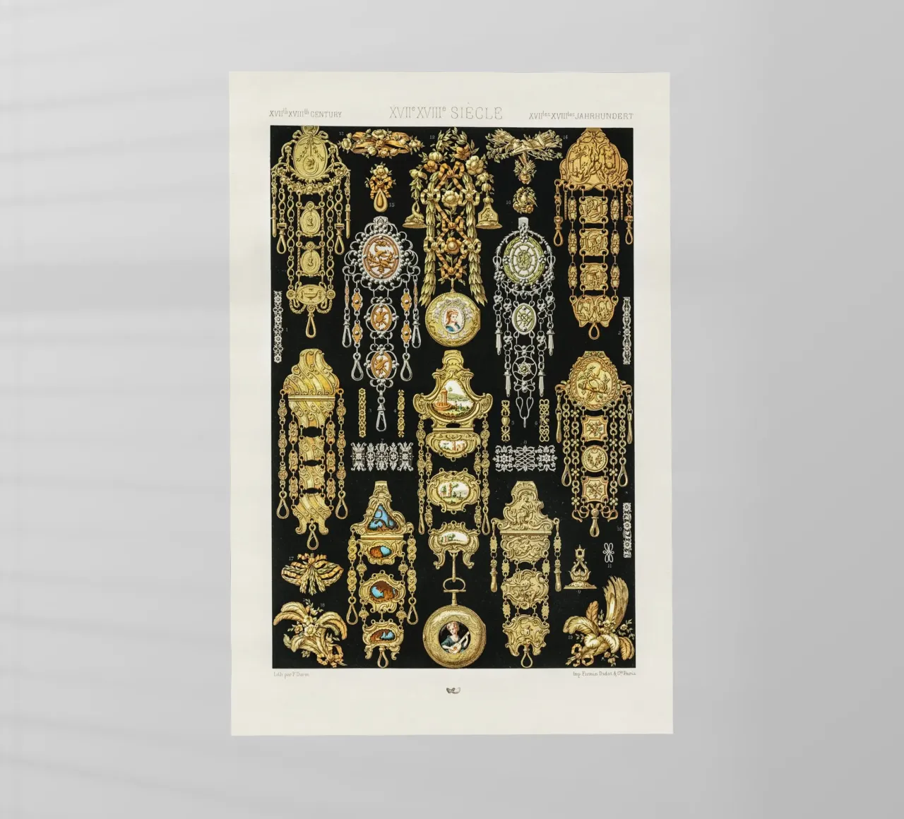 17th and 18th Century pattern. pellicola backlit da vintageshop