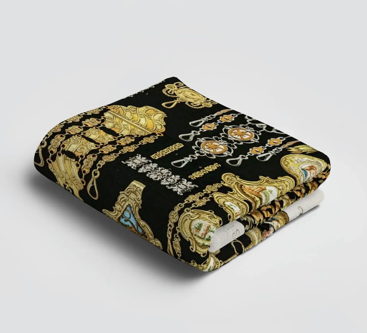 17th and 18th Century pattern. asciugamano da bagno da vintageshop