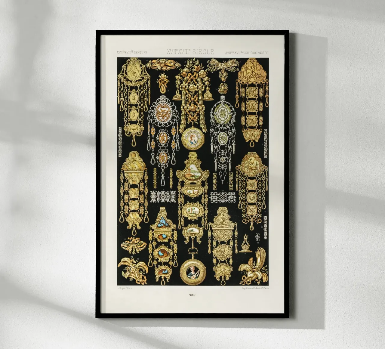 17th and 18th Century pattern. carta hahnemühle da vintageshop