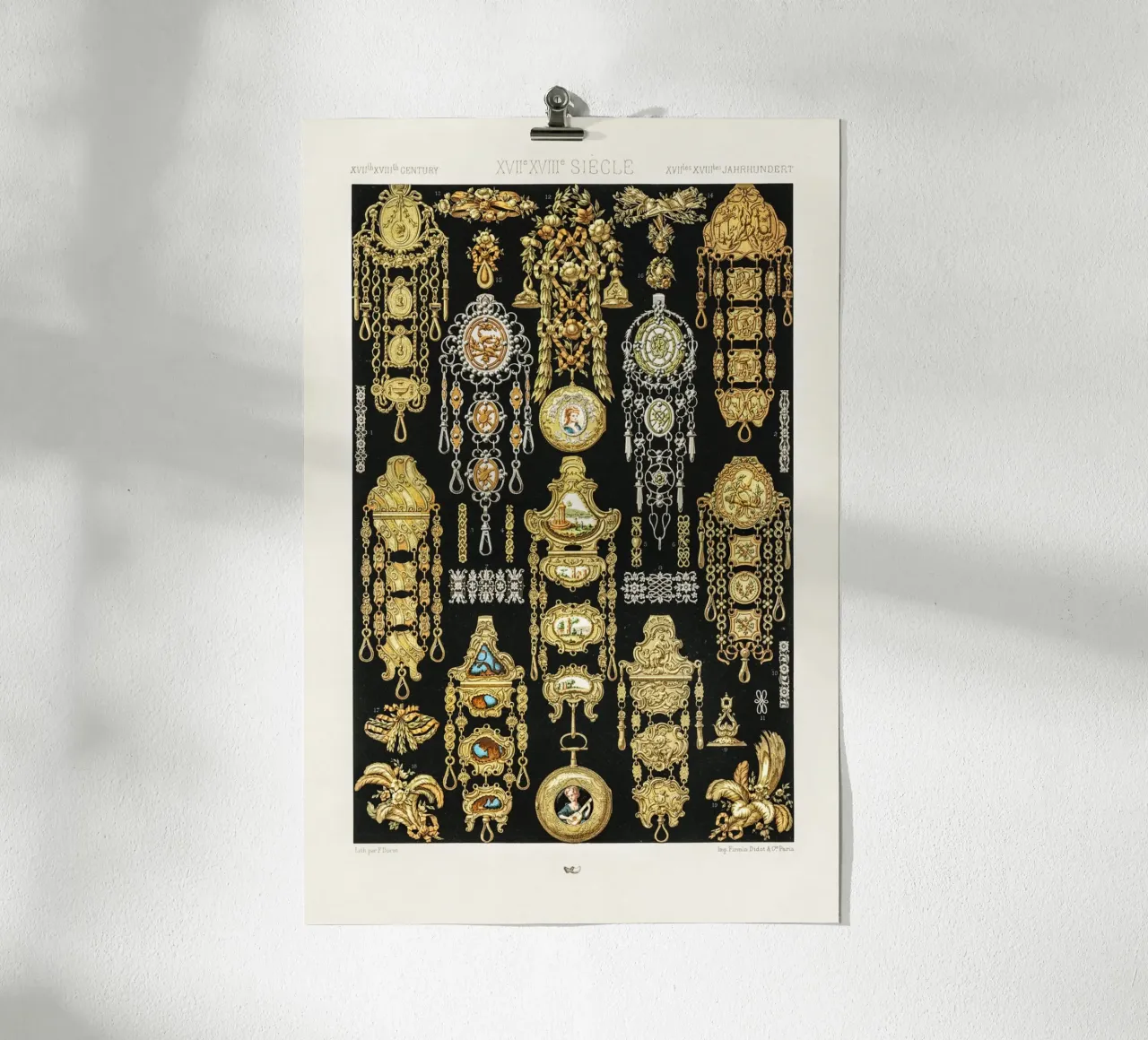 17th and 18th Century pattern. carta hahnemühle da vintageshop