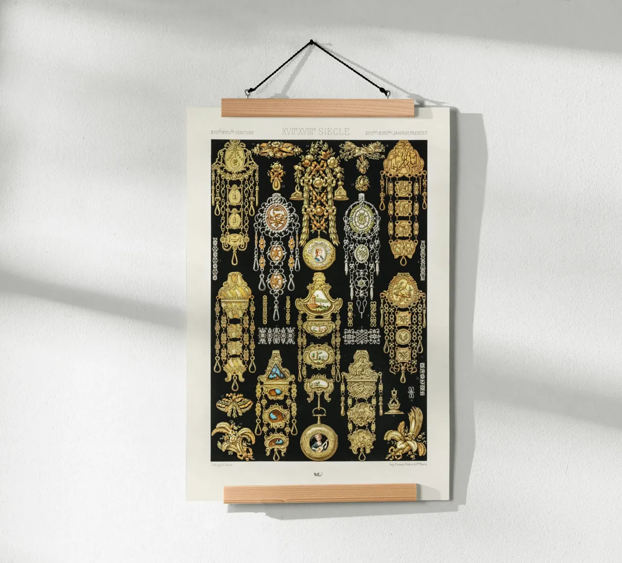 17th and 18th Century pattern. carta hahnemühle da vintageshop