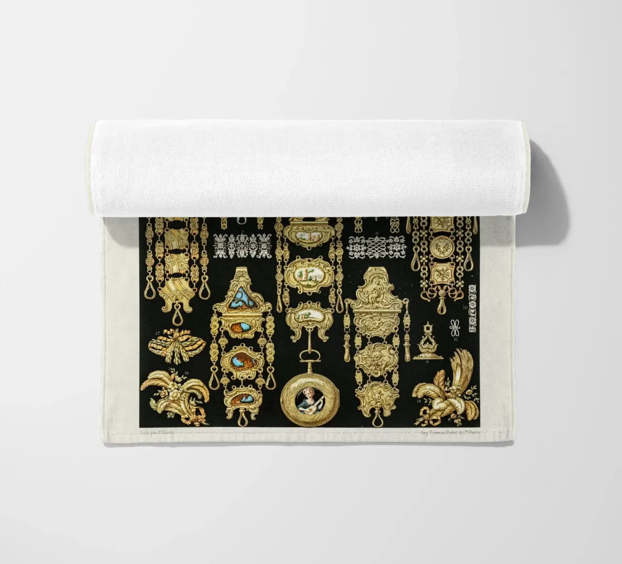 17th and 18th Century pattern. telo mare da vintageshop