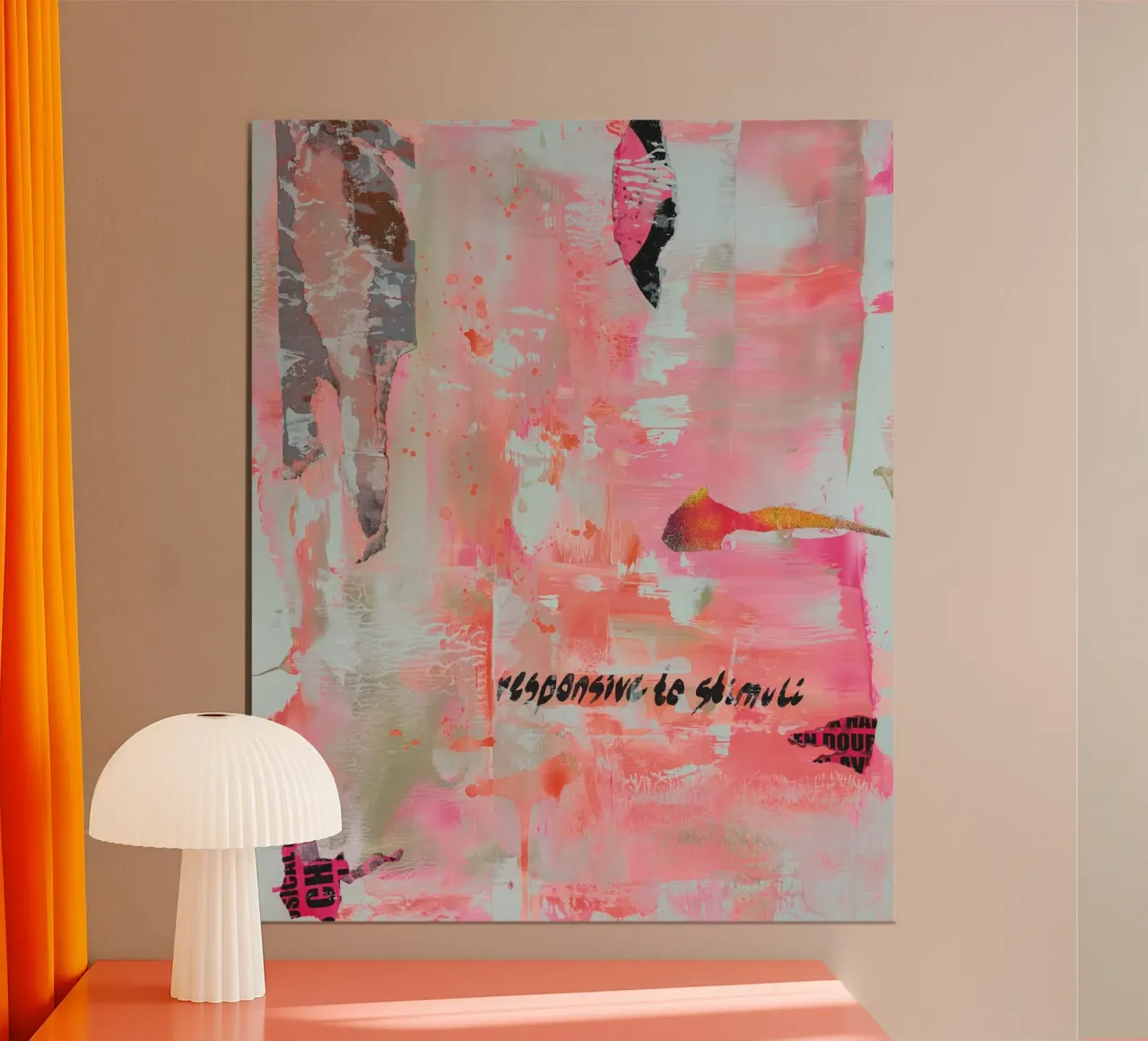Sincerity No3 poster avec cadre en aluminium de PeHa - ART
