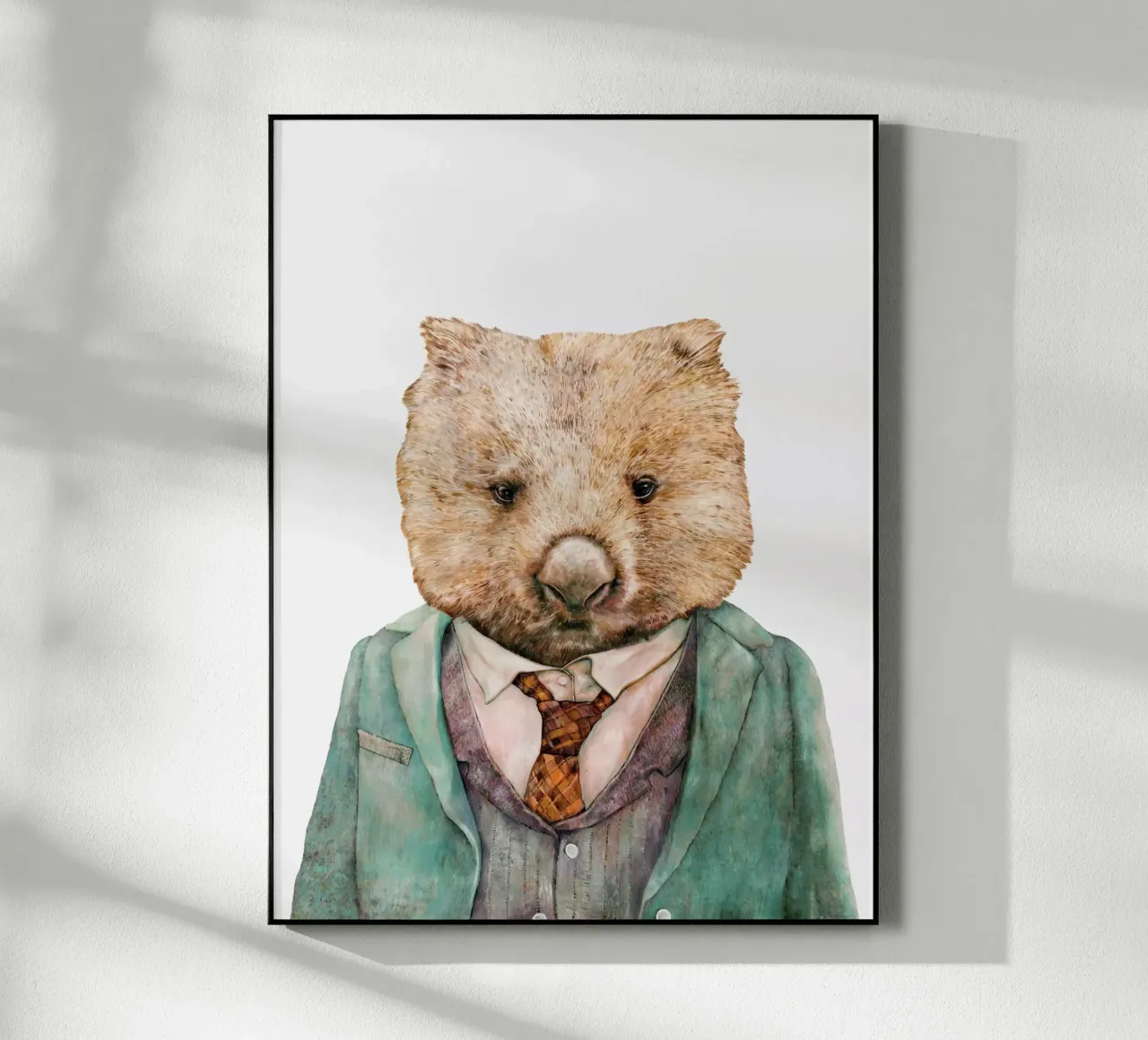 Signor Wombat plexiglass da Animal Crew