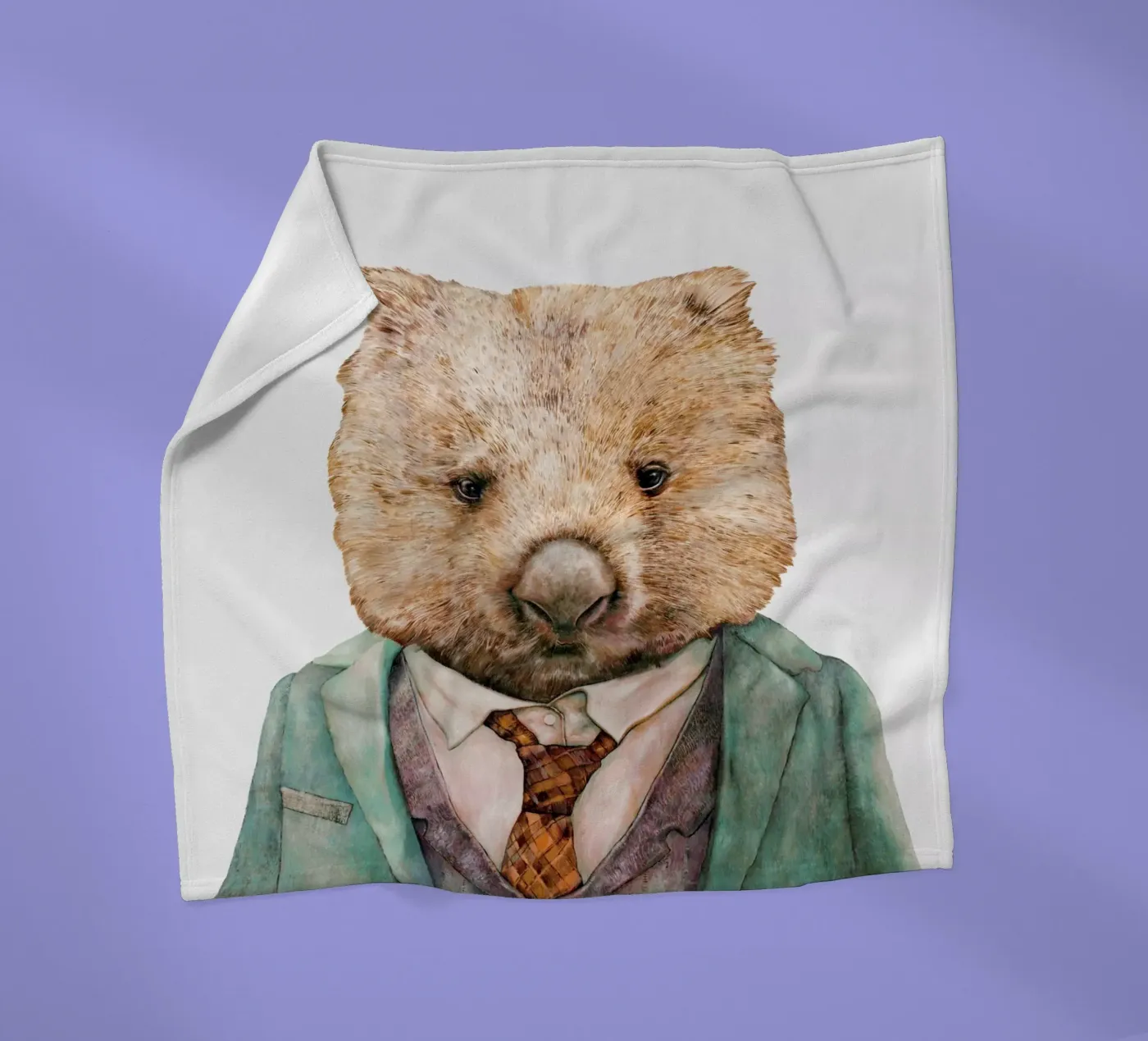 Herr Wombat Fleecedecke von Animal Crew
