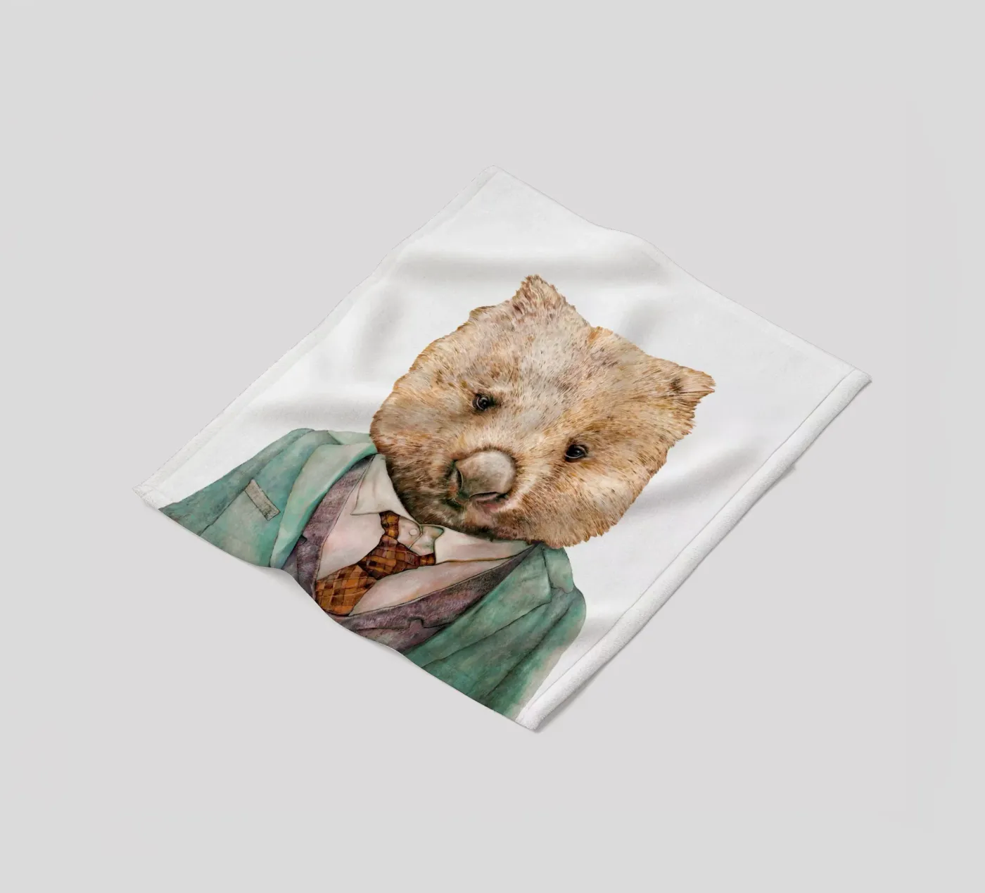 Herr Wombat Fleecedecke von Animal Crew